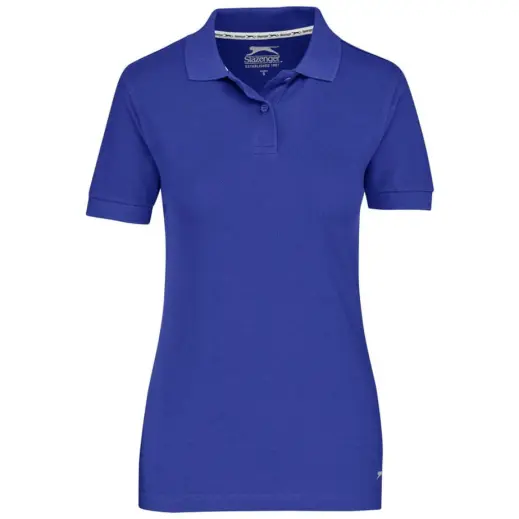 Ladies Crest Golf Shirt Blue